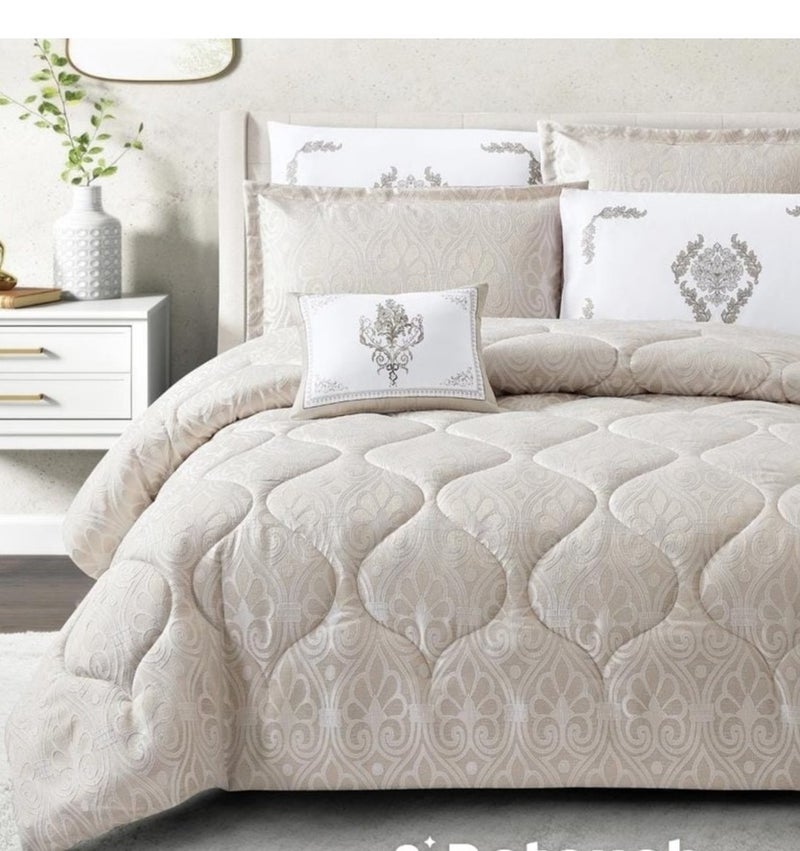 7-piece summer Jacquard bedspread for a double bed, made of excellent quality material, measuring 240 x 260 cm. - Image 2