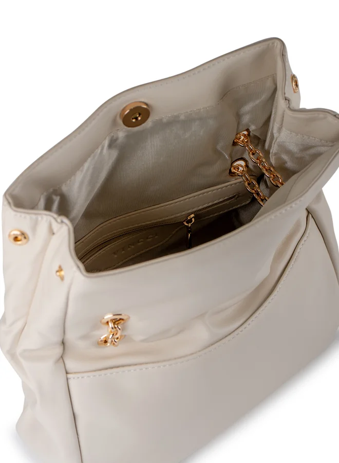 Vincci Women Shoulder Bag With Chain Strap