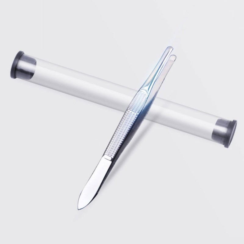 Stainless Steel 3Pcs Tweezers Set For Eyebrow Plucking And Facial Hair Removal - Image 4