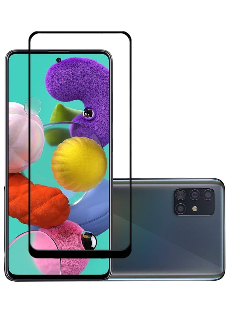 ACLIX Antistatic ESD Dustproof Premium Quality High Definition Tempered Glass Screen Protector Designed For Samsung Galaxy A51 - Image 1