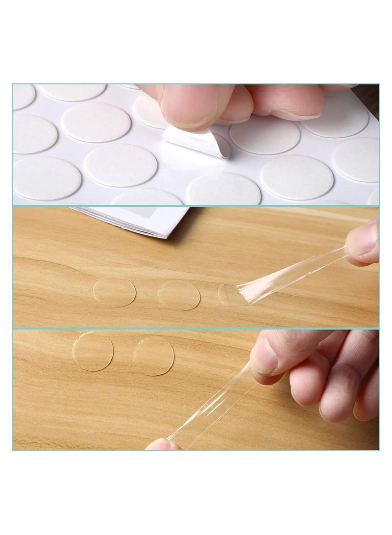 280 Pieces Double Sided Sticky Dots Stickers Removable Round Putty Clear Sticky Tack No Trace Super Sticky Putty Waterproof Small Stickers for Festival Decoration - Image 3