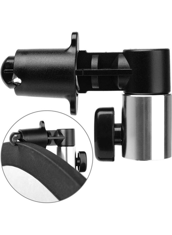 2pcs Reflector Clip Photo Video Photography Studio Background Reflector Softbox Disc Holder Clip Adapter Bracket For Light Stand - Image 3