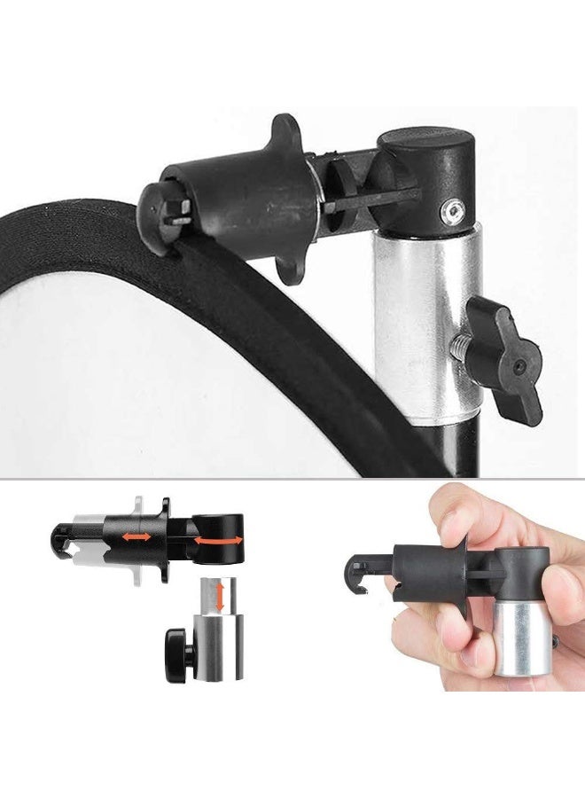 2pcs Reflector Clip Photo Video Photography Studio Background Reflector Softbox Disc Holder Clip Adapter Bracket For Light Stand - Image 4