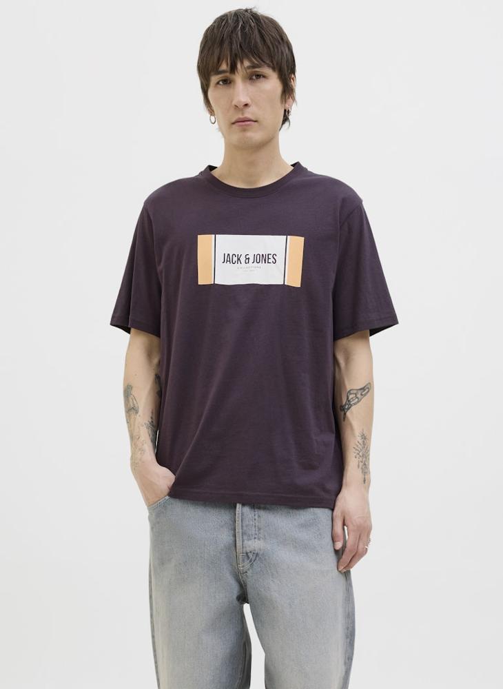 JACK & JONES Jjhayato Crew Neck T-Shirt  - Image 1