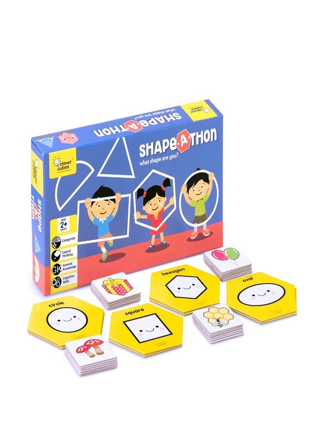 Clever Cubes: Activity Games Pack of 3: Plotting Pots, Slippery Fish, SHAPE-A-THON (Ages 2-4) - Image 4