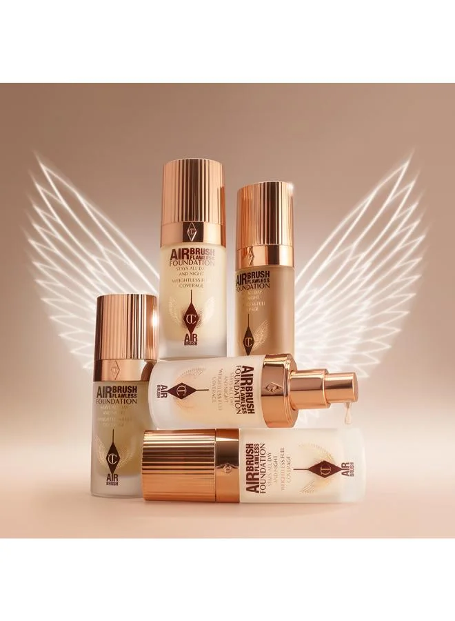 Charlotte Tilbury  AIRBRUSH FLAWLESS FOUNDATION - SHADE 6 WARM for Women | Best Price UAE