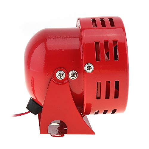 ePathChina Universal 12V Red Automotive Motorcycle Horns Air Raid Siren Horn Car Truck Motor Driven Alarm - Image 4