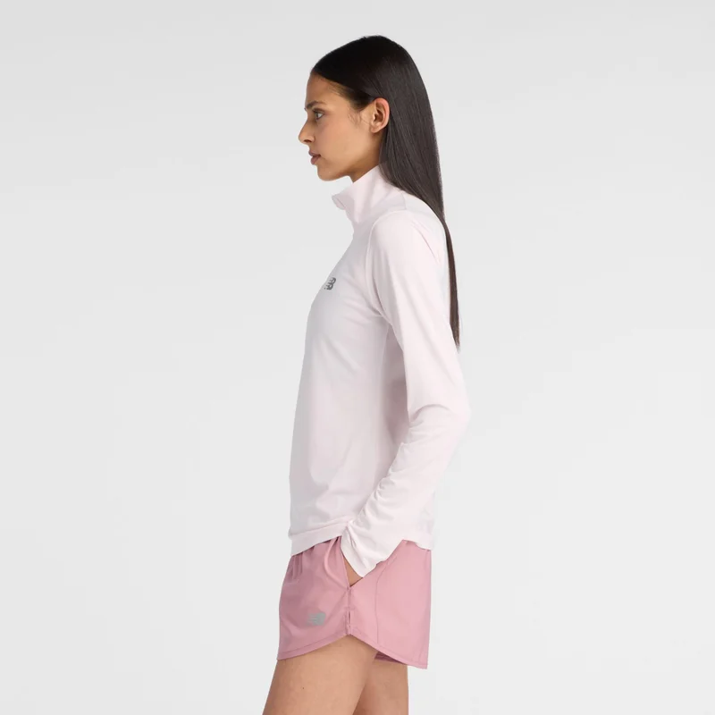 New Balance Pink Salt Sport 1/4 Zip for Women | Best Price UAE