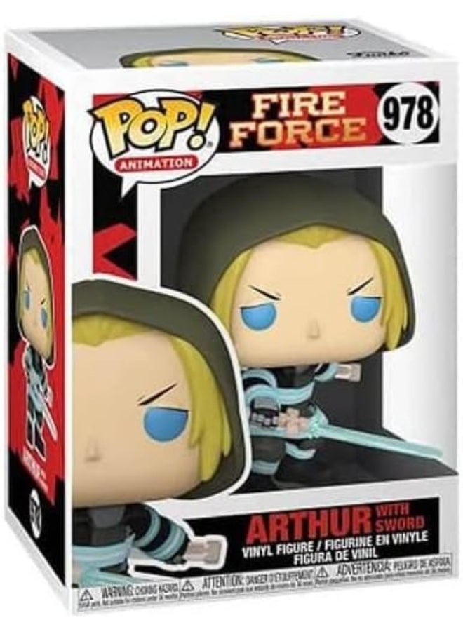 POP! - Funko POP Animation: Fire Force - Arthur with Sword, Multicolor, Standard - Image 1