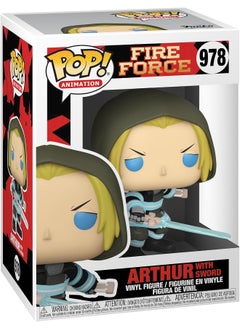 Funko POP Animation: Fire Force - Arthur with Sword, Multicolor, Standard