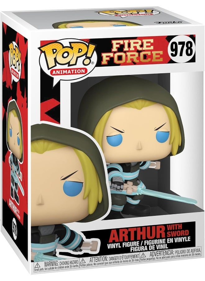 POP! - Funko POP Animation: Fire Force - Arthur with Sword, Multicolor, Standard - Image 1