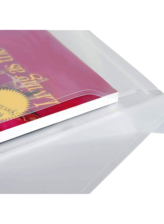 A4 Plastic Wallets Folder 12Pcs Document Files Envelope Folders Travel Storage Bags Pockets For Cash Budget Envelopes Store Documents Stationery Letters And Game Cards