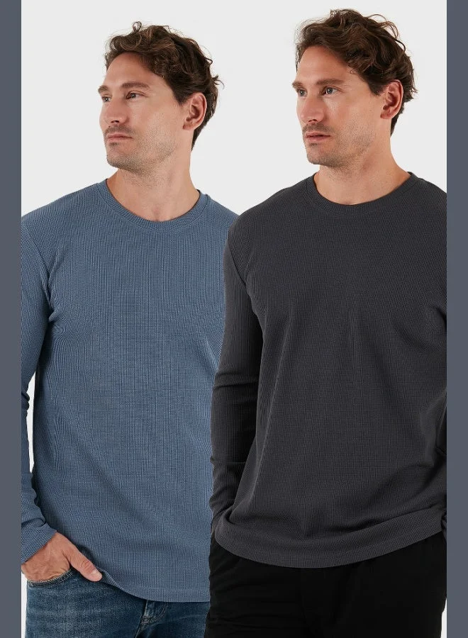 Buratti Cotton Crew Neck Slim Fit Basic Sweat Men's SWEAT 5905073S2