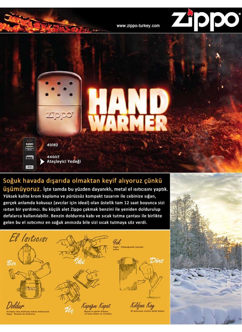 Zippo - Cream Hand Warmer -Hand Warmer -Pocket Stove 40361 - Image 1