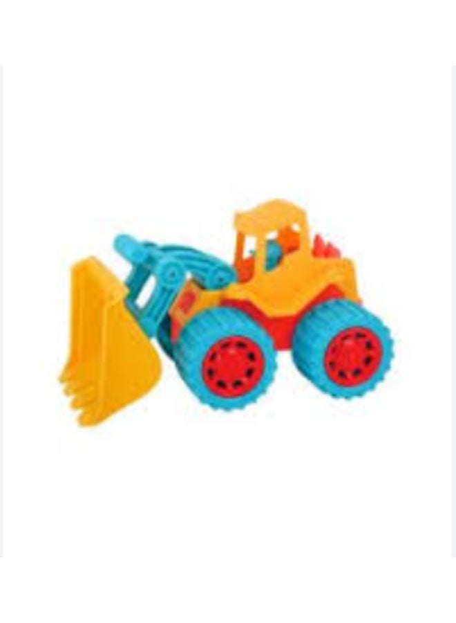 تيم لعبة شاحنة جرافة ضخمة (لودر) موديل 41642، سيارة شاطئ ورمل كبيرة، جرافة رمل بعجلات مطاطية للبنات والأولاد، طول 81.5 سم - Image 3