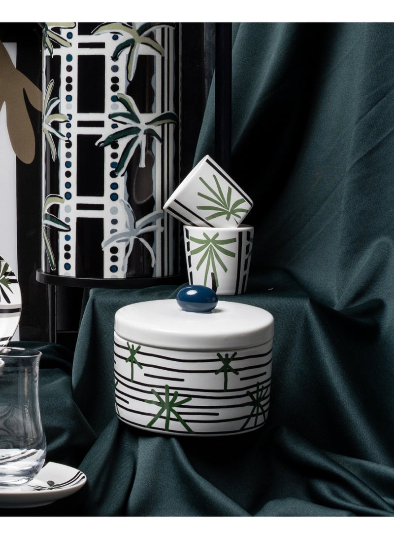 بلندز وعاء تقديم تمر مع غطاء من بلندز - Image 5