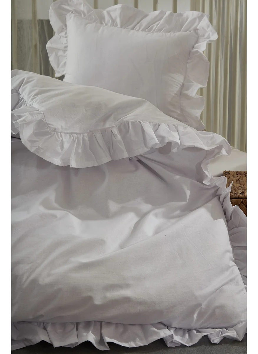 Ricco Lifes Vintage Baby Ruffle Duvet Cover Set 100% Cotton