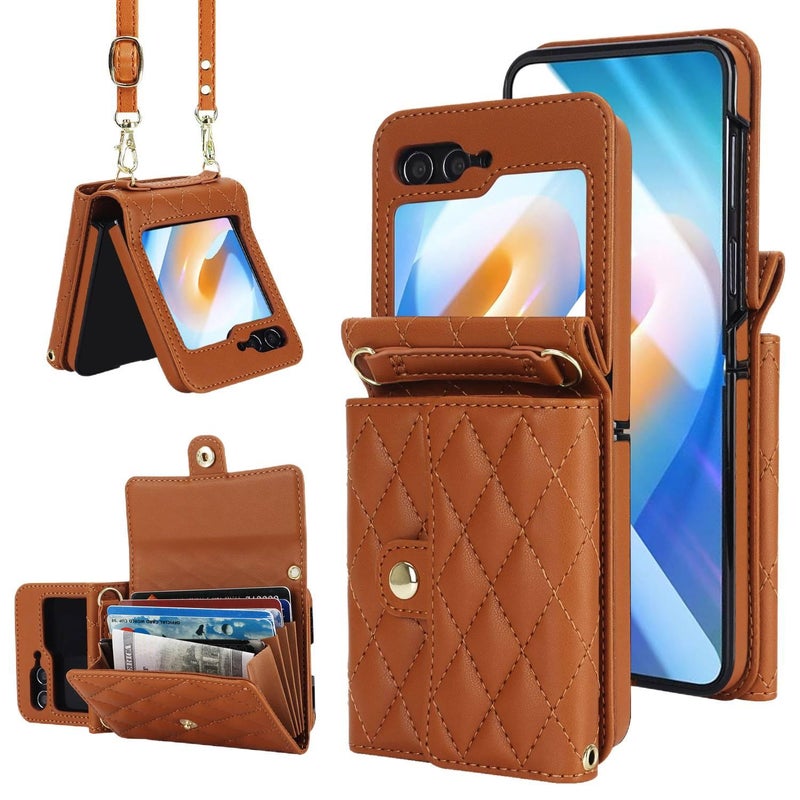 غطاء واقي | TPU حامل بطاقات | مقاوم للصدمات لـ Samsung Galaxy Z Flip 5 - Image 1