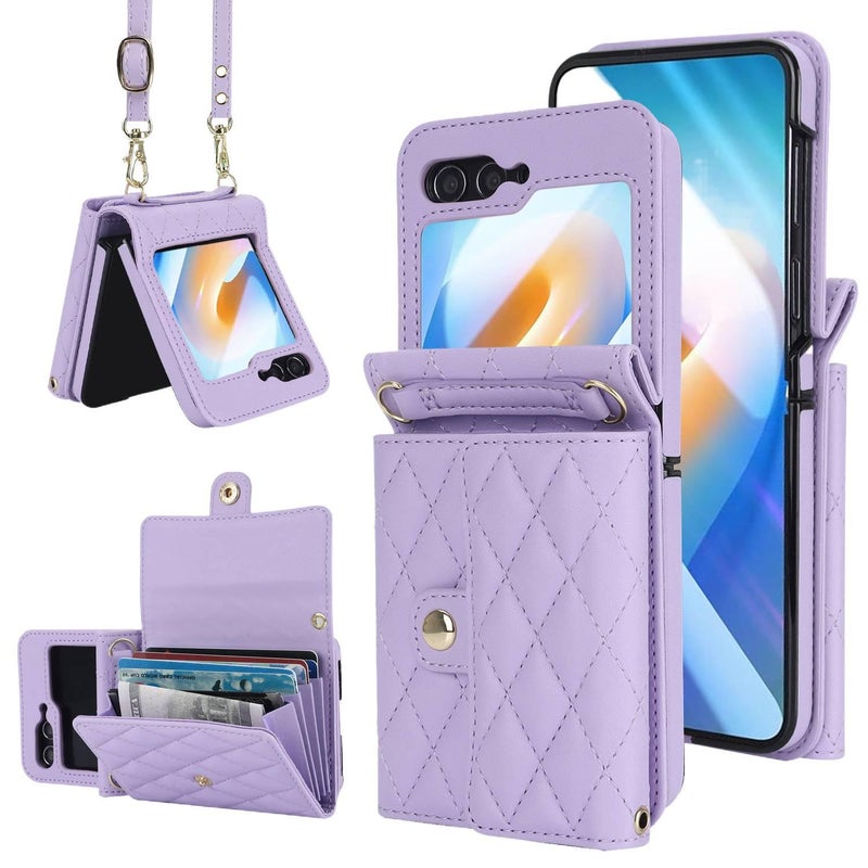 غطاء واقي | TPU حامل بطاقات | مقاوم للصدمات لـ Samsung Galaxy Z Flip 5 - Image 2