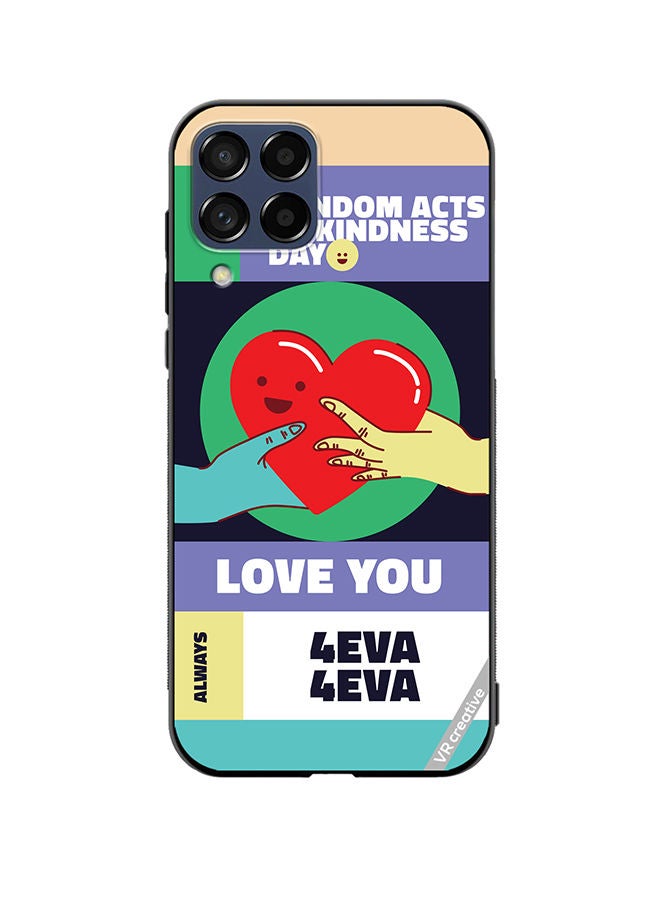 VR CREATIVE Protective Case Cover For Samsung Galaxy M53 Act Of Kindness Design Multicolour - Image 1