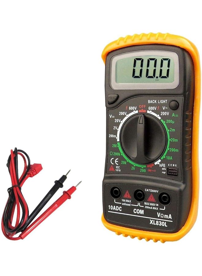 PROMASS مقياس رقمي LCD متعدد الاستخدامات فولت ميتر جهاز اختبار الجهد AC DC فاحص الدائرة جرس - Image 1