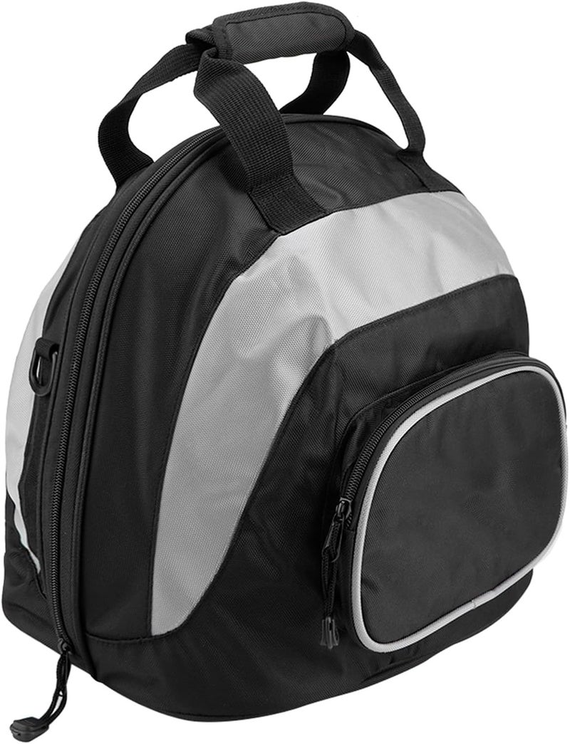 aqxreight Multi Function Helmet Shoulder Bag Back Multi Function Helmet Shoulder Bag Backpack Grey, Luggage for Outdoor Activities Motorcy (Grey Black) - Image 4