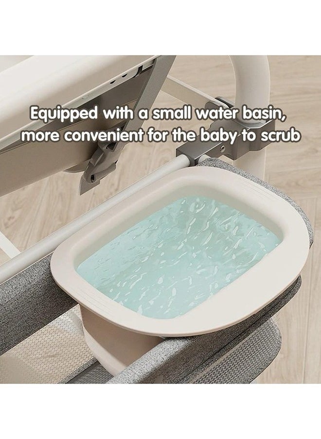 DEHKAH - 3-In-1 Collapsible And Movable Diaper Changer, Storage, Bathtub - Image 1