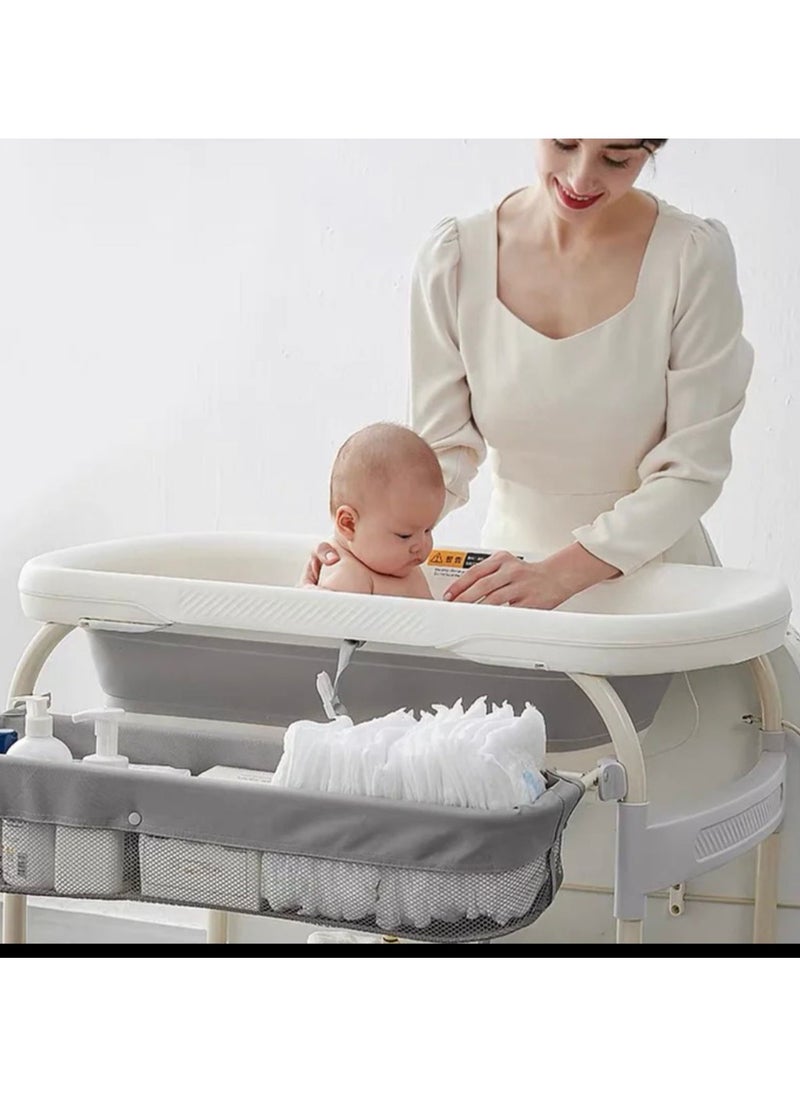 DEHKAH - 3-In-1 Collapsible And Movable Diaper Changer, Storage, Bathtub - Image 1