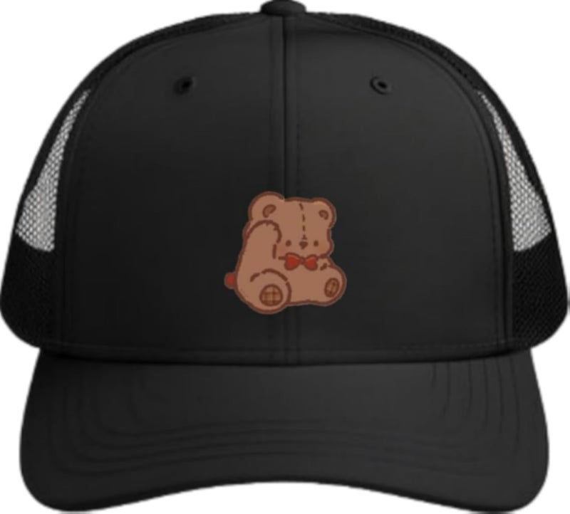 bear Baseball cap Black 9