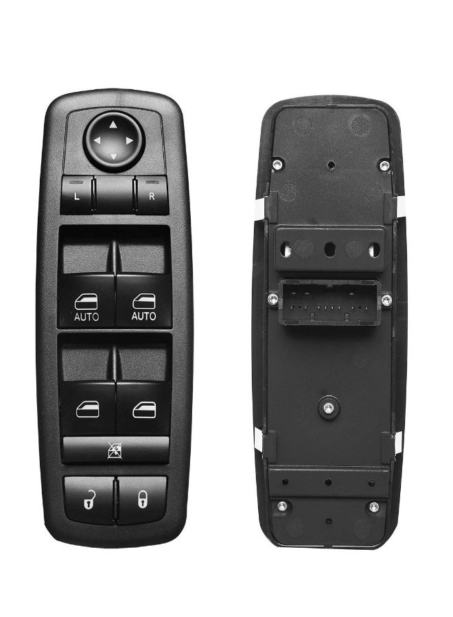 Topleo Power Window Switch Front Driver Side Replacement for 2011-2020 Chrysler 300, 2015-2017 Chrysler 200, 2011-2019 Dodge Charger, 2016-2022 Ram 1500 2500 3500 4500 5500, Replace OE 68139805AB 68139805AA - Image 1