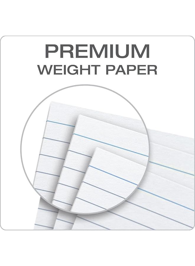 MARKQ Ruled Index Cards 100 Pieces 5 Inch X 3 Inch Size White - Image 3