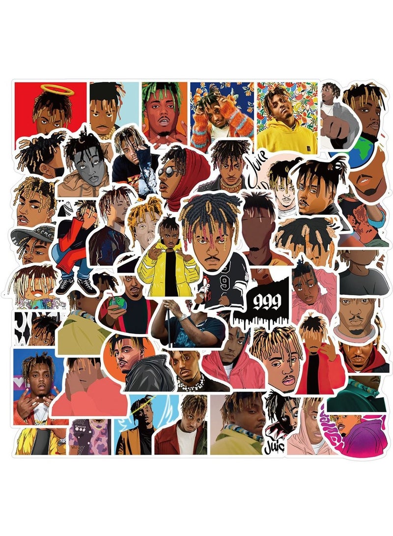general ملصق مائي لطيف من فينيل Juice Wrld مكون من 50 قطعة