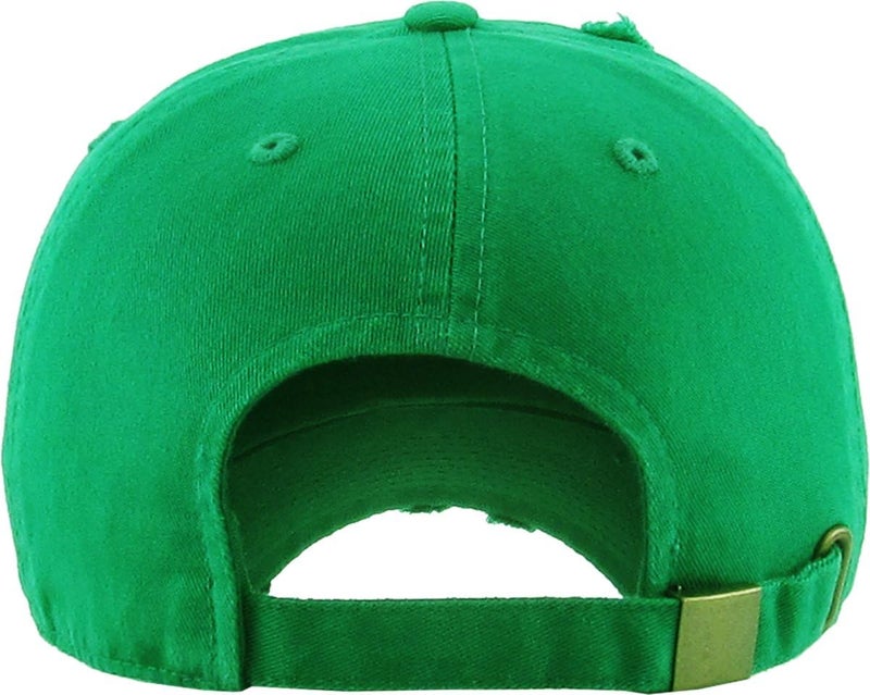 KBETHOS Vintage Washed Distressed Cotton Dad Hat Baseball Cap Adjustable Polo Trucker Unisex Style Headwear - Image 3