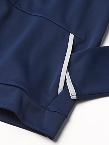 Under Armour Boys' Armour Fleece Mission Hoodie, Academy Blue (408)/Mod Gray, Youth Medium - Image 3