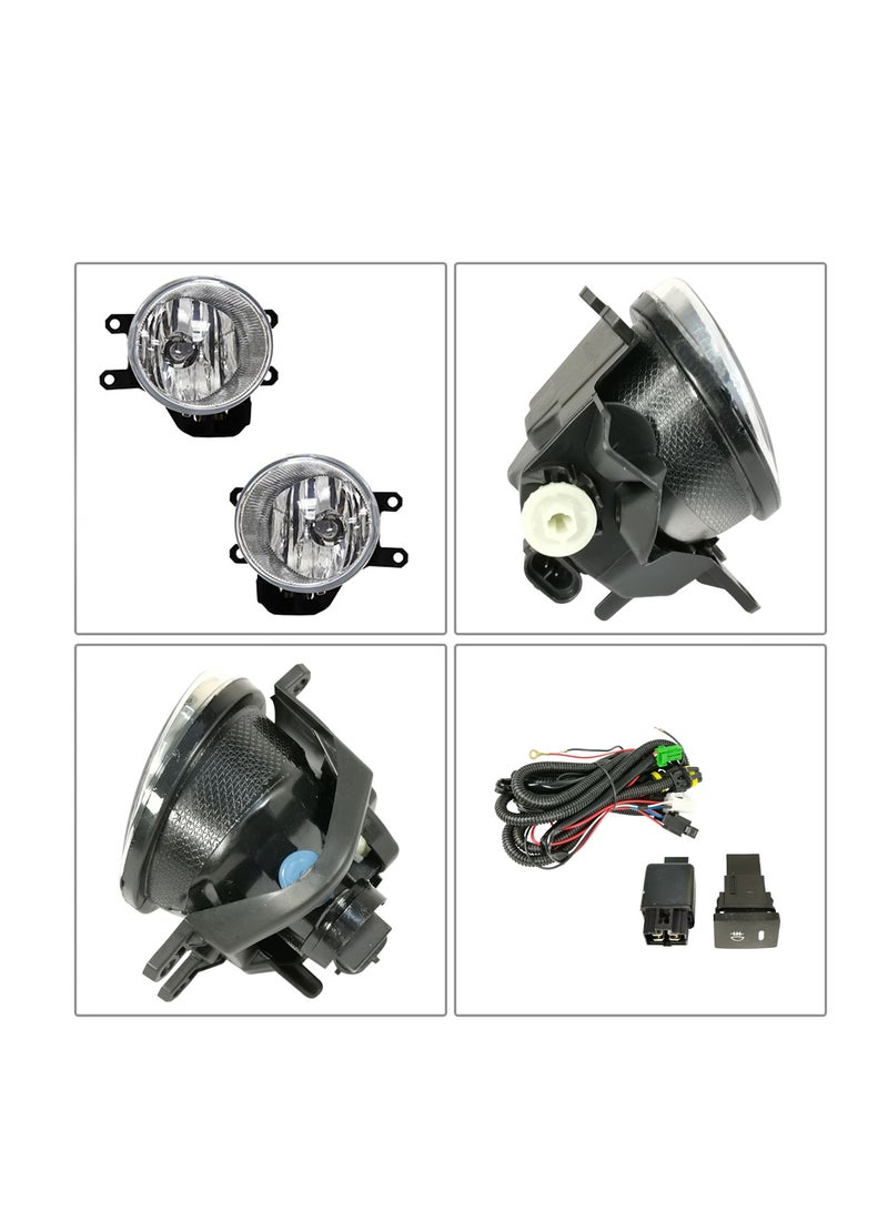 Toyota Corolla 2014 Fog Lamp Kit - H16 12V 28W Halogen Bulbs, Waterproof and Dust-Proof ABS Housing