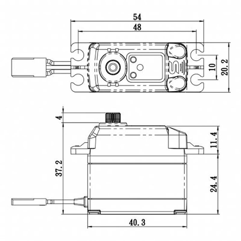 Savox Servos SV1270TGP High Voltage Coreless Digital Servo WSoft Start 010Sec  6249Oz  84V - Image 3