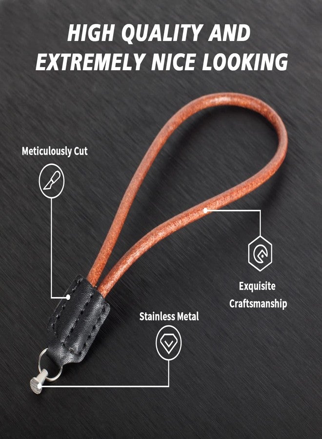 eTone Leather Neck Strap Wrist Strap String for Rollei 35 Classic 35 35S 35T 35SE 35TE 35 LED B35 Camera (Wrist Strap) - Image 5