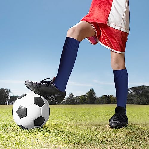 Raigoo Soccer Softball Baseball Football Socks for Youth Kids Boys and Girls Ages 4 to 16 Knee High Sport Athletic Socks - Image 4
