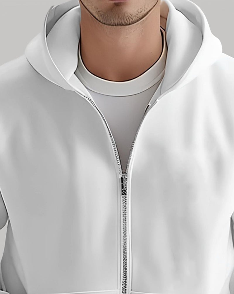 AUSK Men Jacket with hooded Neck || Mens Hoodies Sweatshirt || Hoodie Jacket for winter - Image 4