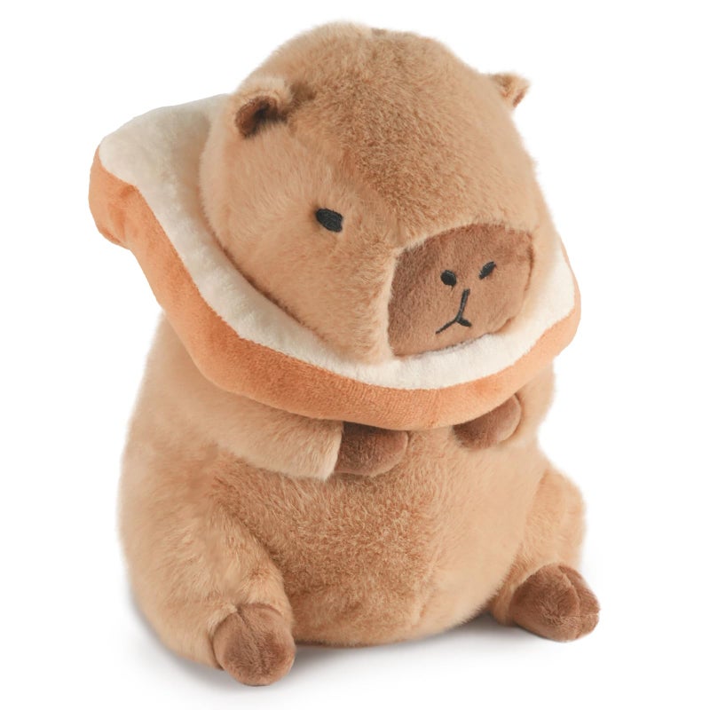 CHDBLOCK Toast Capybara Plush Cute Capybara Plush Toast Removable Capybara Stuffed Animal Bread Capybara Plushies Toys Gifts for Kids 11 inch - Image 3