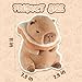 CHDBLOCK Toast Capybara Plush Cute Capybara Plush Toast Removable Capybara Stuffed Animal Bread Capybara Plushies Toys Gifts for Kids 11 inch - Image 4
