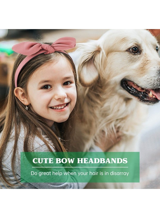 ACO-UINT Headbands for Women, 6 Pack Cute Headbands with Bow for Girls, Knotted Headbands with Teeth, Hair Accessories for Women, 6 Colors - Image 4