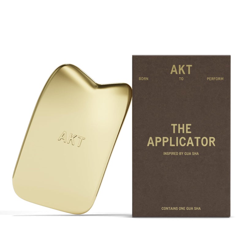 AKT The Applicator Tool, Gua Sha Inspired Deodorant Balm Applicator, Lymphatic Drainage & Tension Relief, Natural Self-Care Tool for Underarms, Chest & Neck, Antimicrobial, Reusable, Plastic Free - Image 1