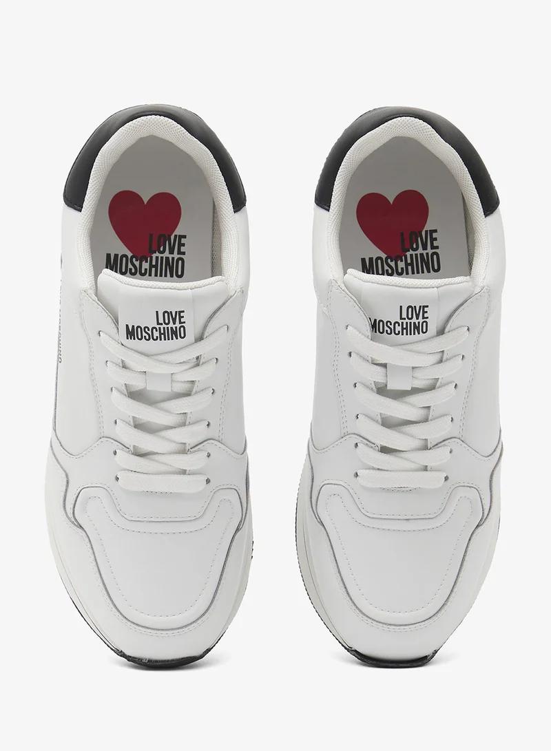 Love Moschino  Logo Low Top Sneakers for Women | Best Price UAE