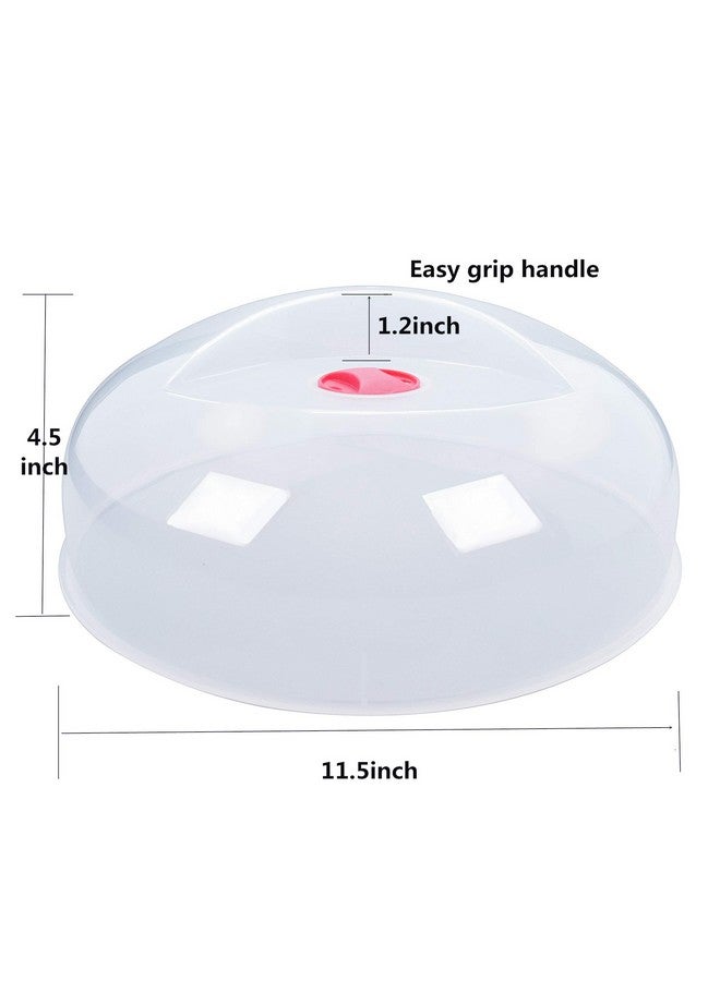 Layron Large Microwave Cover for Food Easy Grip Microwave Splatter Cover Guard Lid with Steam Vent and BPA Free & 11.5 Inch, Dishwasher Safe  - Image 4