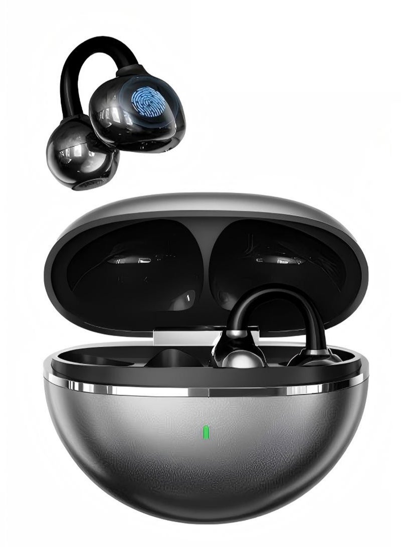 CoomBe Clip-On Earphones, Bluetooth Earphones, Ear Clip 9D Stereo OWS Sports Wireless Earphones, Stereo Music Heaophone, True Wireless Stereo Bluetooth Headset - Image 1