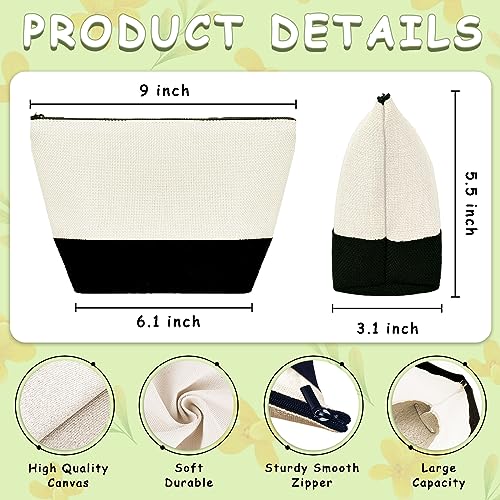 Beclumas 10 Pack 9"x 5.5" Sublimation Blanks Cosmetic Bags,Pencil Bag, Bulk Multi-Purpose DIY Heat Transfer Makeup Bags with Zipper for DIY Crafts Travel and Toiletry Bag - Image 3