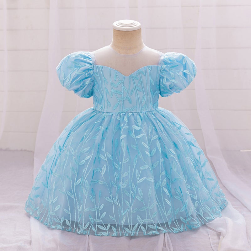Infant And Toddler Embroidered Princess Dress, Girl'S Dress, Fluffy Wedding Dress, Piano Performance Dress, Flower Girl Host Catwalk Dress - Image 2