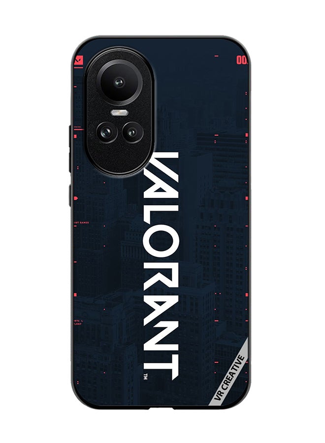 VR CREATIVE Protective Case Cover For Oppo Reno 10 Valorant Design Multicolour - Image 1