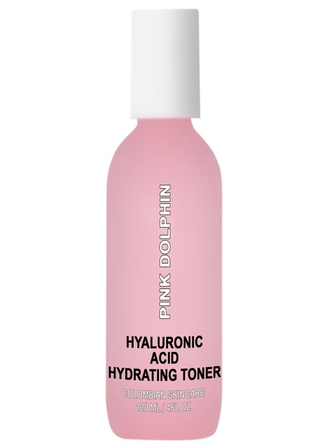 Pink Dolphin Hyaluronic Acid Hydrating Facial Toner | Multi-Depth Hydration Toner for Plumper, Smoother Skin | Collagen Boost | Witch Hazel | Vegan & Gluten Free | All Skin Types | 4oz - Image 1